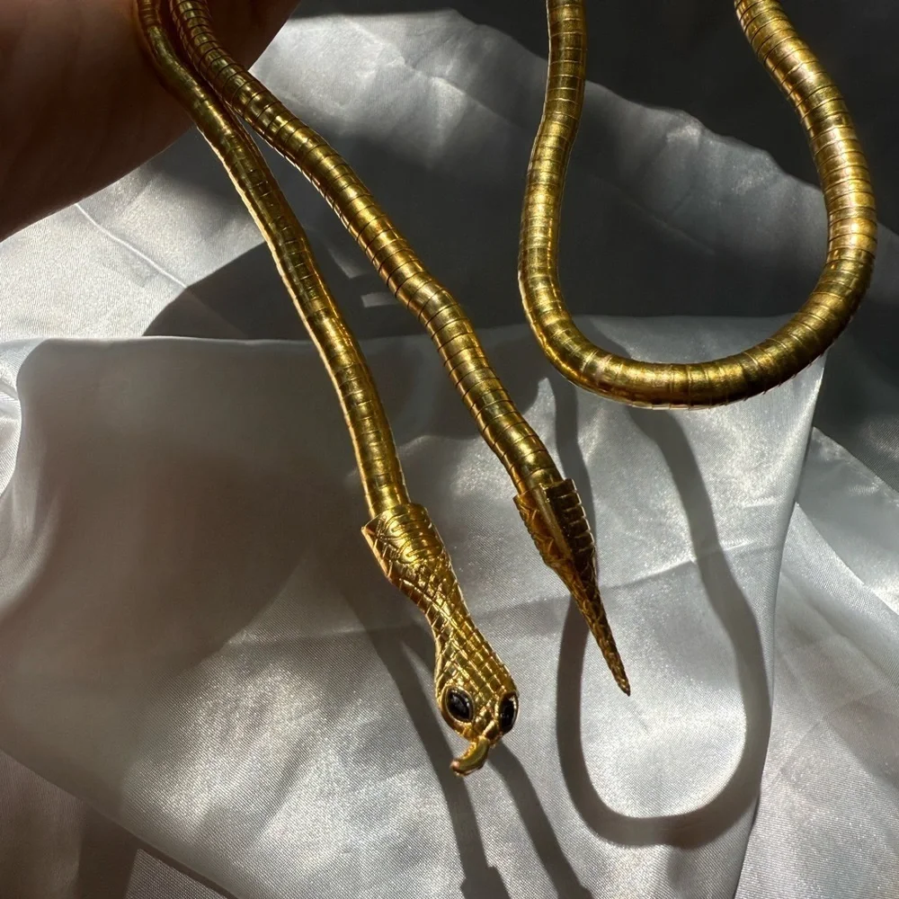 New Serpenti Gold Snack Necklace-Bracelet-Multifunctional